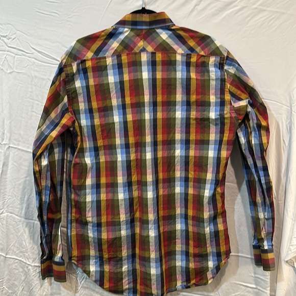 Billy Reid Men’s Plaid Button Down, Size Extra Large, Fit 1 - Picture 5 of 5